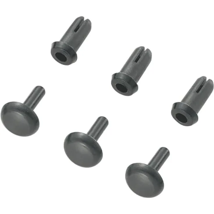 TRU COMPONENTS TC-SRR-365K203 Spreizniete Loch-Ø 3 mm Schwarz 1000 St.