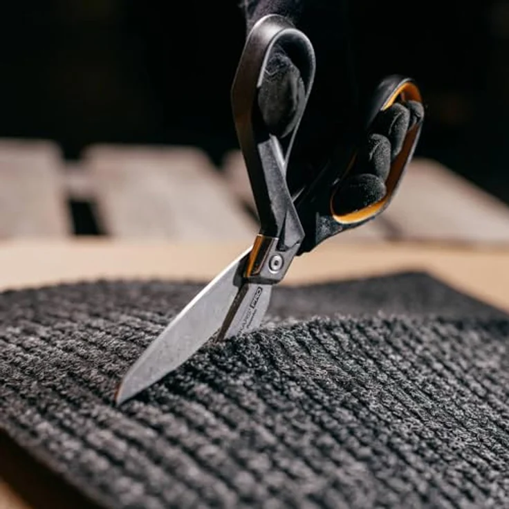 Fiskars Hochleistungsschere PowerArc, 26 cm, bis zu 30% mehr Kraft, rostfreier Stahl/Kunststoff, Schwarz/Orange, 1027205 – Bild 3