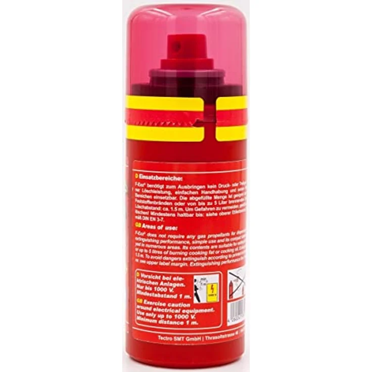 F-Exx 1.5 F Fettbrandlöscher für die Küche, 150 ml Feuerlöscher Brandklasse A, F – Bild 5