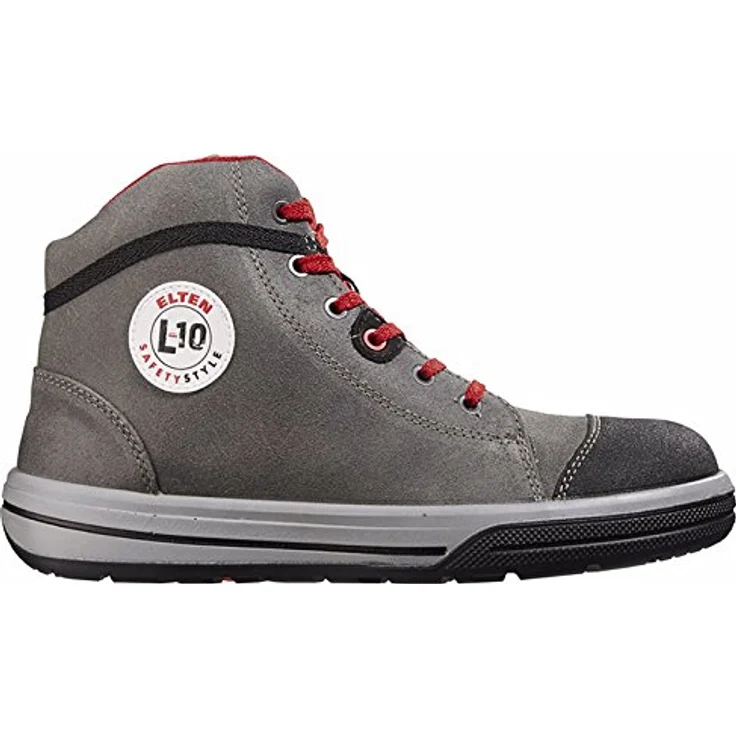 Elten Vintage Pirate MID Sneaker, Sicherheitsschuhe S3, 44, atmungsaktives Rindleder, metallfreier Durchtrittschutz, Vibram-Laufsohle, ESD-Ausstattung – Bild 4