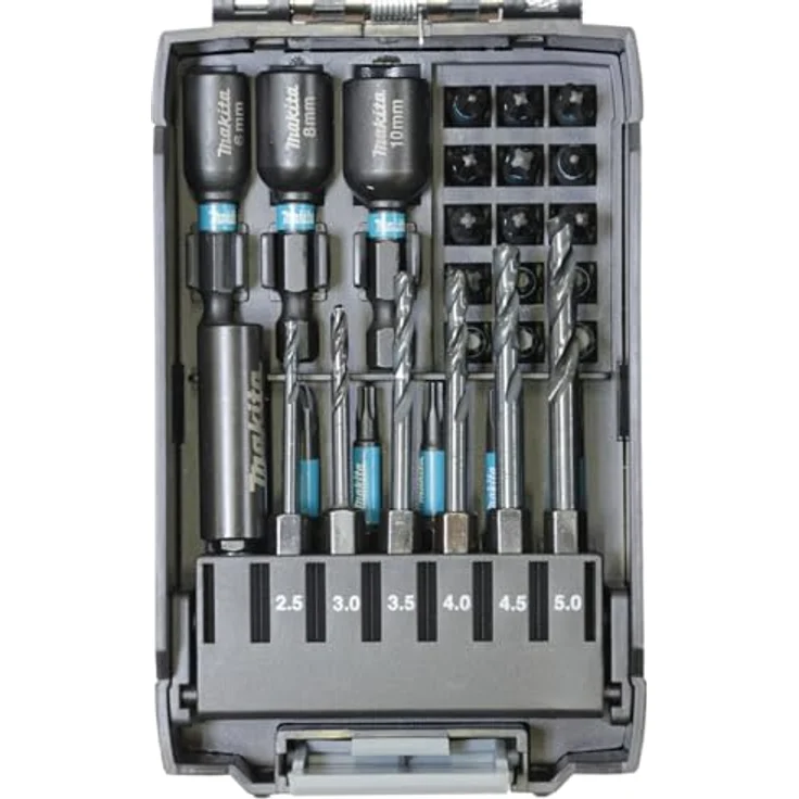 Makita Bohrer- und Bit-Set E-22866 Impact Black, 31-teilig mit Zubehör – Bild 4