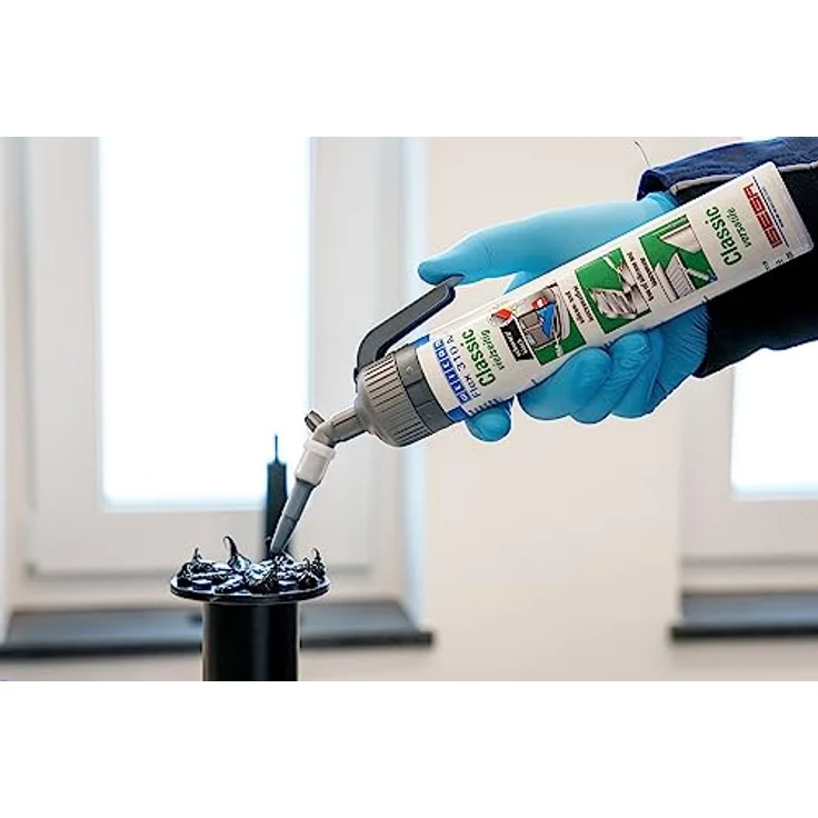 WEICON Flex 310 M Classic MS-Polymer schwarz | 200 ml im Presspack Kleb-und Dichtstoff, UV- und witterungsbeständig, für nasse Untergründe geeignet – Bild 3