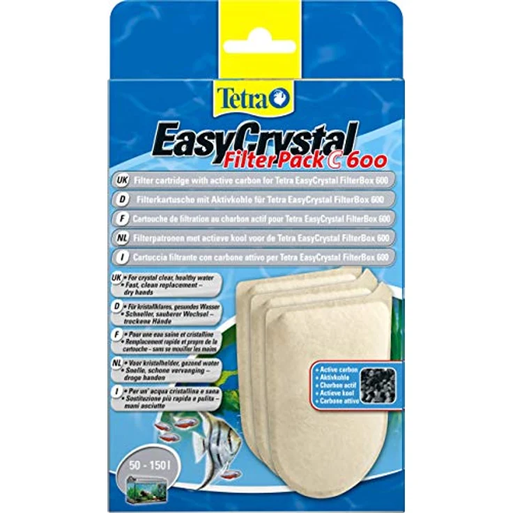 Tetratec EasyCrystal Filter Pack C mit Aktivkohle C 600 – Bild 2