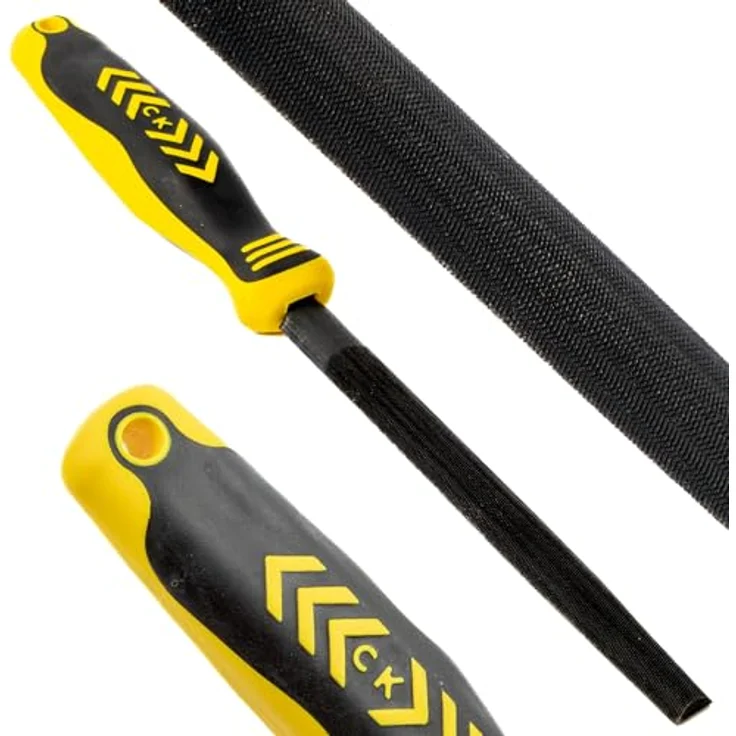 C.K Werkstattfeile, halbrund, 150 mm, Kohlenstoffstahl mit ergonomischem Griff, CK T0082A 6 – Bild 1