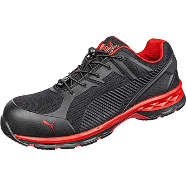 PUMA Safety FUSE MOTION 2.0 LOW, Sicherheitsschuh in schwarz-rot, Größe 41