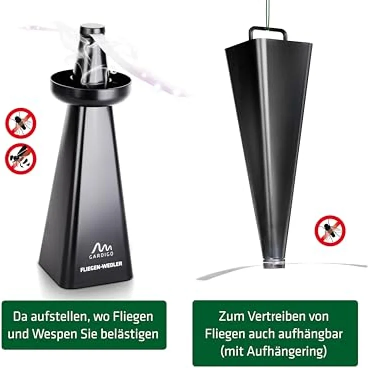 Gardigo 25180INT, Insektenvertreiber mit Duftschale zur Wespenabwehr, 80 x 250 x 80 mm – Bild 5