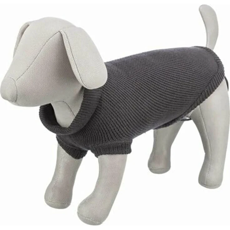 TRIXIE Pullover Berlin Urban Style, Hundebekleidung für kleine Hunde, XS 30 cm, anthrazit – Bild 2