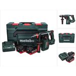 Metabo KH 18 LTX BL 24 Q Akku Kombihammer 18 V 2,2 J + 2x Akku 8,0 Ah + Ladegerät + metaBOX