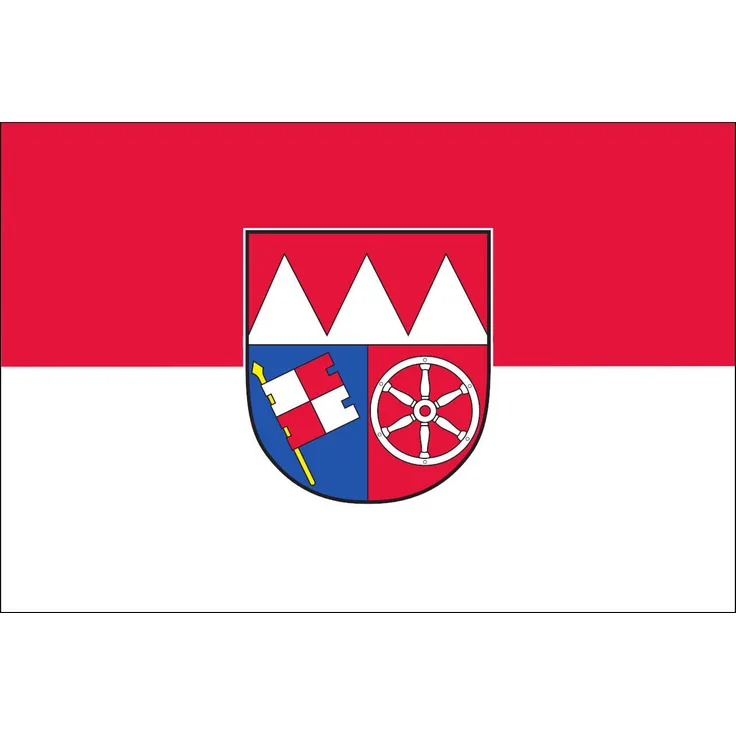 Flagge Unterfranken 120 g/m² ca. 60 x 90 cm