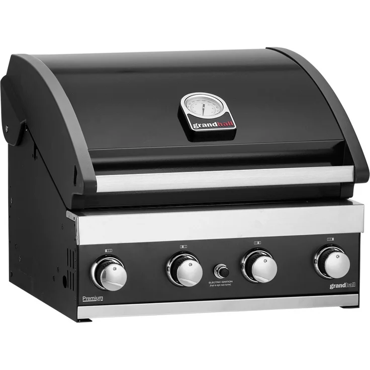 Grandhall Einbau-Gasgrill Premium G4 Built-In 4 Brenner 14 kW K04000306A – Bild 3
