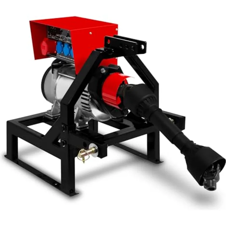 EBERTH Zapfwellengenerator 18,75 kVA, Notstromaggregat AVR, 3x230V / 1x400V IP44, Zapfwelle 1-3/8" 6 Zähne, 3-Punkt Aufhängung, robust und leistungsstark