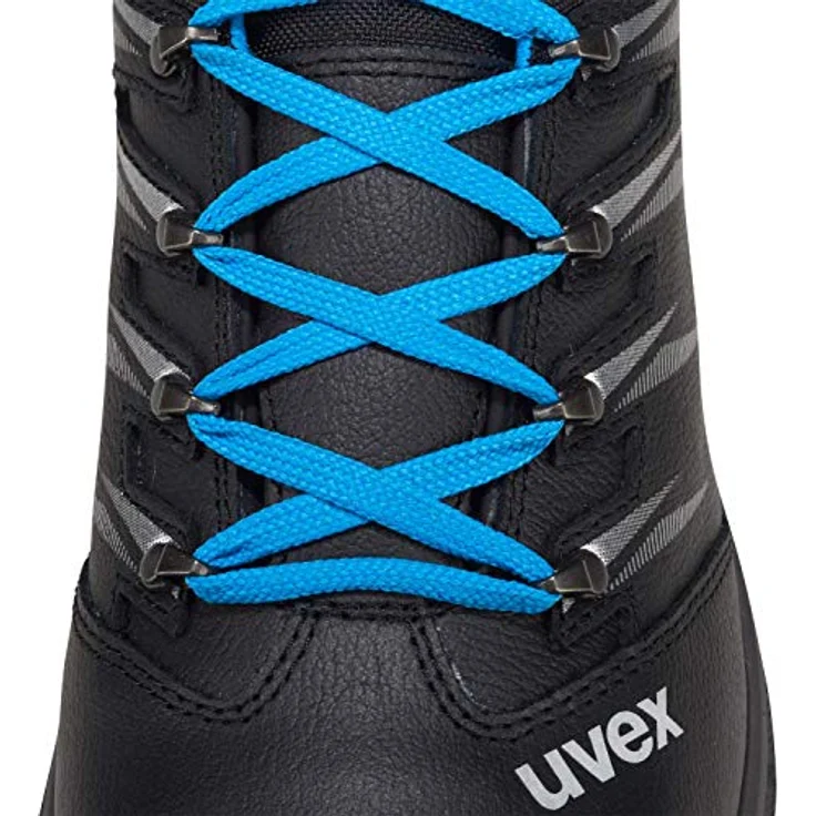 Uvex unisex S3 Sicherheitsschuhe 69342, antistatisch, wasserabweisend, schwarz, Größe 49 – Bild 8