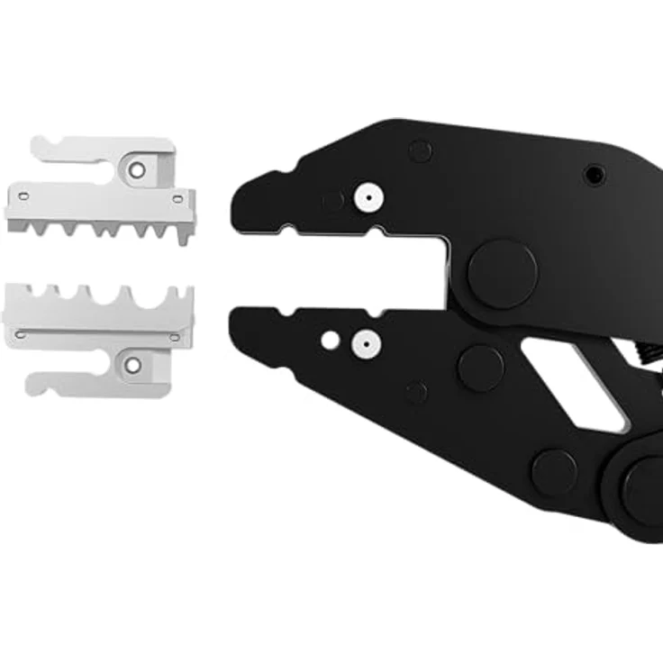 WEICON Crimpzange ERGO 10100516, präzise Crimpzange mit Ratschen-Mechanismus und 3 Crimpmodulen, ergonomischer Griff – Bild 2
