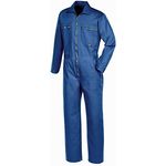 texxor 8242-62 Arbeitsschutzausrüstung Overall, Größe 62, Kornblau mit Justierbarem Taillengummizug und metallischem Reißverschluss