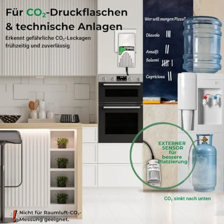 Elektrotechnik Schabus Schabus GX-D3 Gasmelder mit externem Sensor netzbetrieben detektiert Gasmelder – Bild 3