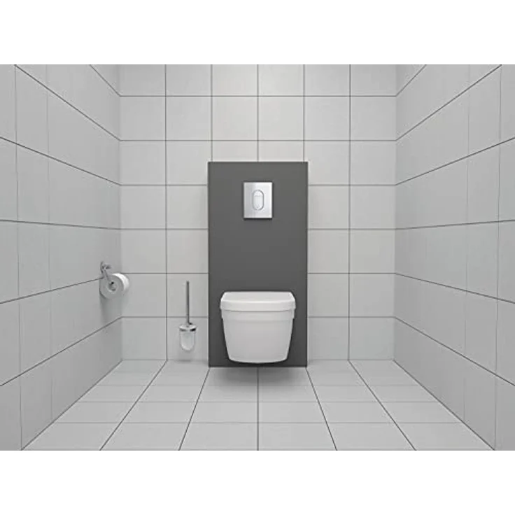 GROHE Essentials - Toilettenbürstengarnitur (Wandmontage, pflegeleicht, langlebig) , rund, chrom, 40374001 – Bild 3