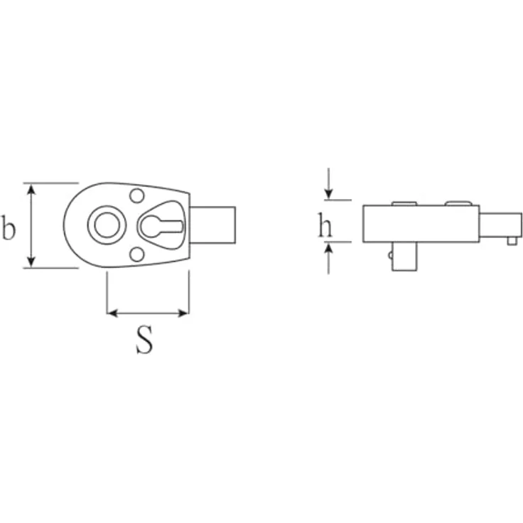 Stahlwille 725, Drehmomentschlüssel Einsteckknarre 3/8" (10 mm), 100 Nm mit QuickRelease-Sicherheitsverriegelung aus Chrom-Alloy-Stahl – Bild 3