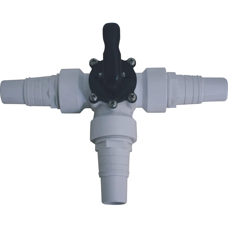 BWT Absperrhahn 3-Wege 3x Ø 38 mm Anschluss für Solaranlagen, weiteres Pool-Zubehör