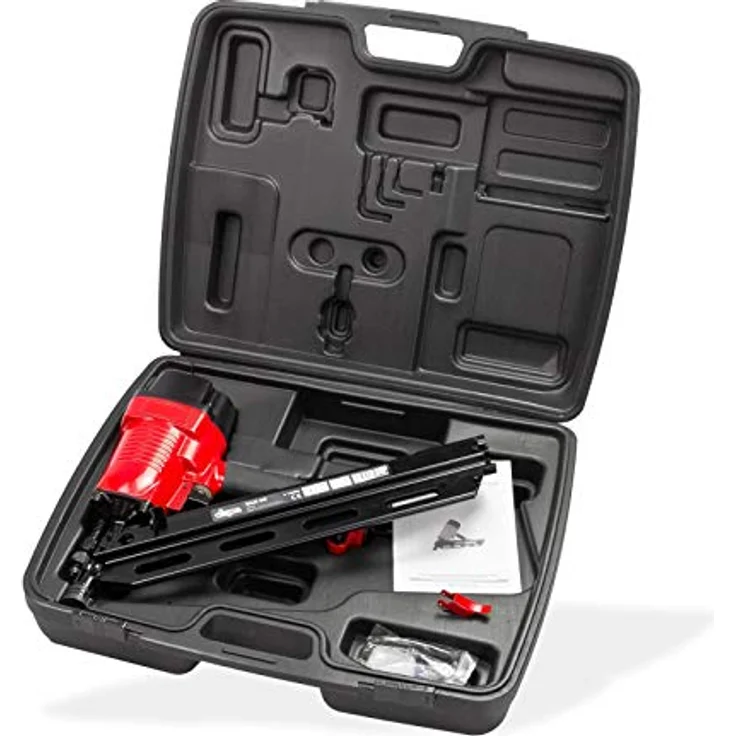 dema Druckluft Nagler Druckluftnagler 50-90 mm 34 Grad mit Koffer – Bild 2