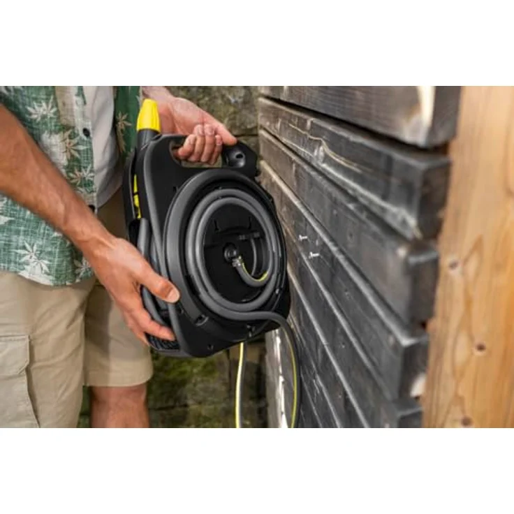 KÄRCHER Schlauchbox HBX 2.10 Compact, Ready-to-use Bewässerungslösung für Balkon und Garten, Anti-Tropf-System, kompakte Größe, wandmontierbar, grün – Bild 9