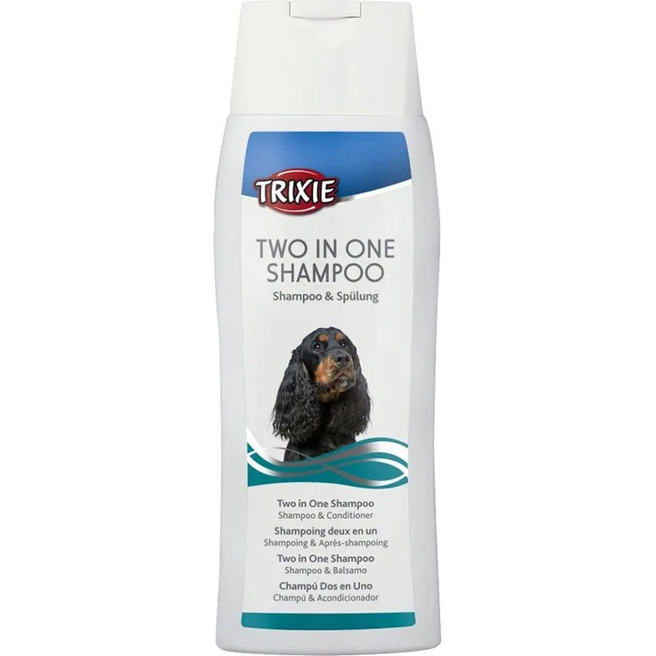 TRIXIE Tiershampoo Two in One, 250 ml für Tierfellpflege