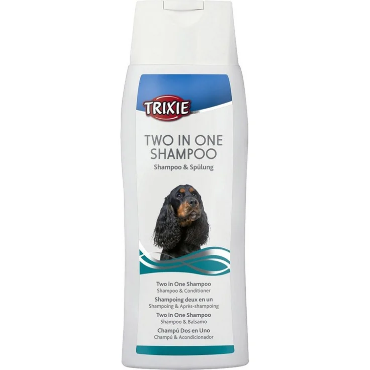 TRIXIE Tiershampoo Two in One, 250 ml für Tierfellpflege – Bild 1