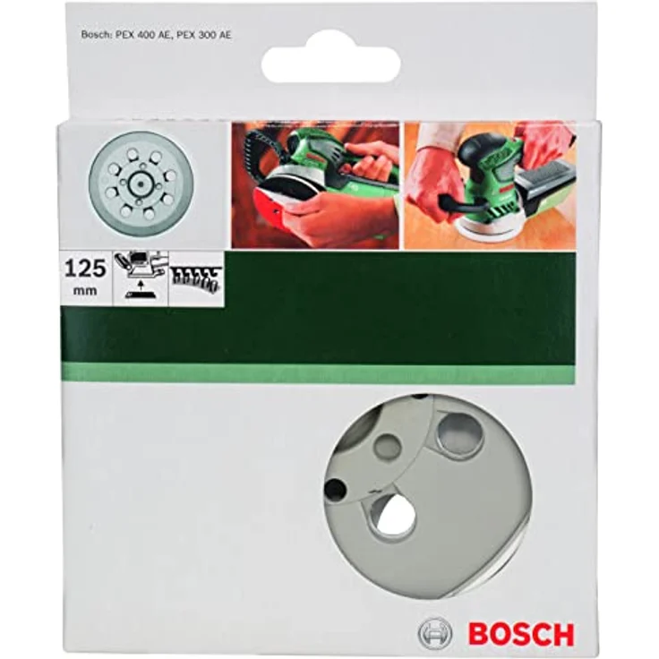 Bosch Schleifteller (für Exzenterschleifer PEX 300-400 AE, Ø 125 mm, weich, mit Klettsystem) – Bild 2