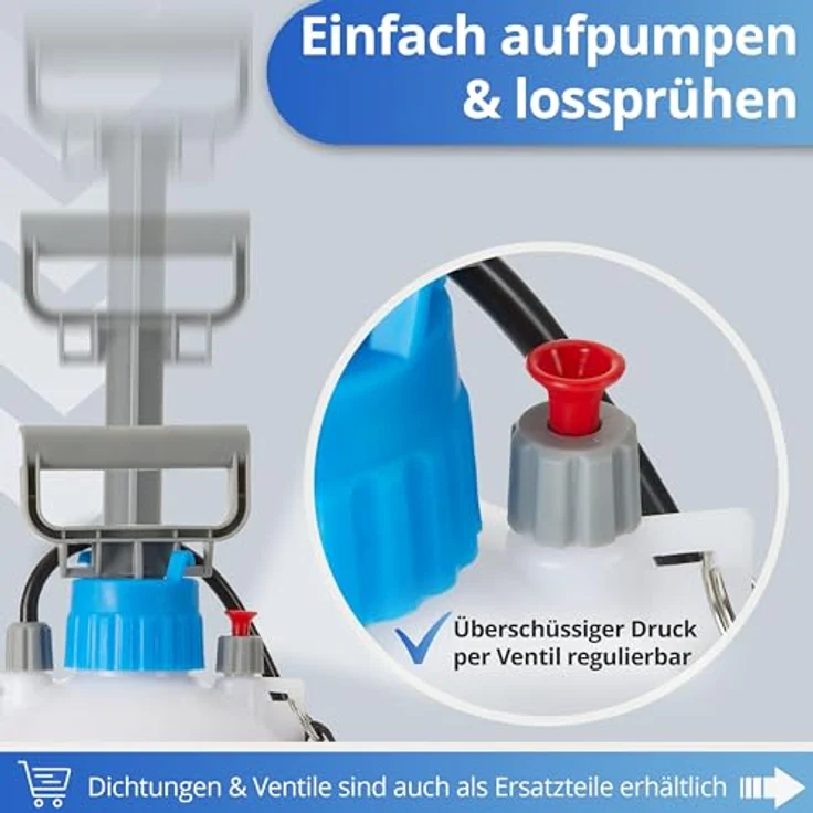 Nanoprotect Drucksprühgerät Drucksprüher - 5 Liter - Gartenspritze – Bild 5