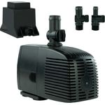 KERRY Teichpumpe 12 V – 1.500 L/H | 25 Watt | 10m Kabel | 2,5m Förderhöhe | Wasserpumpe | Aquariumpumpe | Wasserspielpumpe | Brunnenpumpe | Springbrunnen-Pumpe |