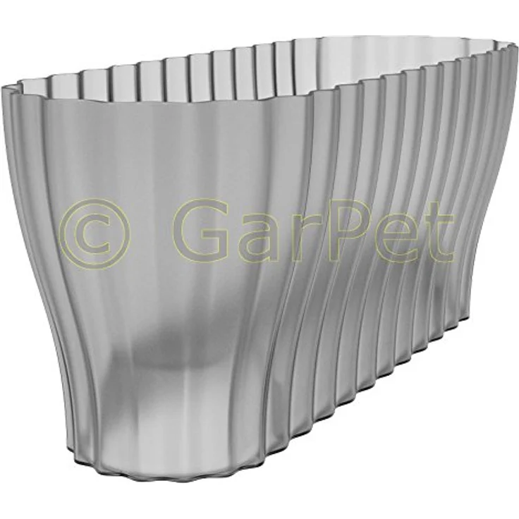 Plastia Orchideentopf Triola rauchfarbig – Bild 2