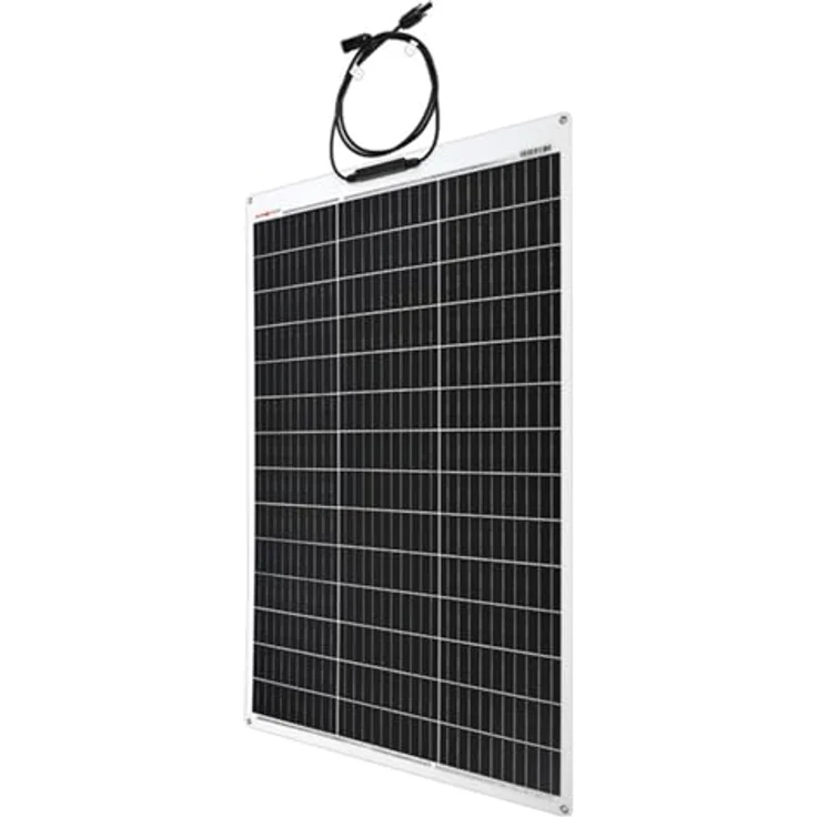 EnjoySolar Solarpanel ETFE Marine Semiflexibles Solarmodul 100W 12V, 182mm PERC-Solarzellen, hohe Zelleneffizienz, IP65 Anschlussdose, robust gegen Salzwasser und Witterung – Bild 5