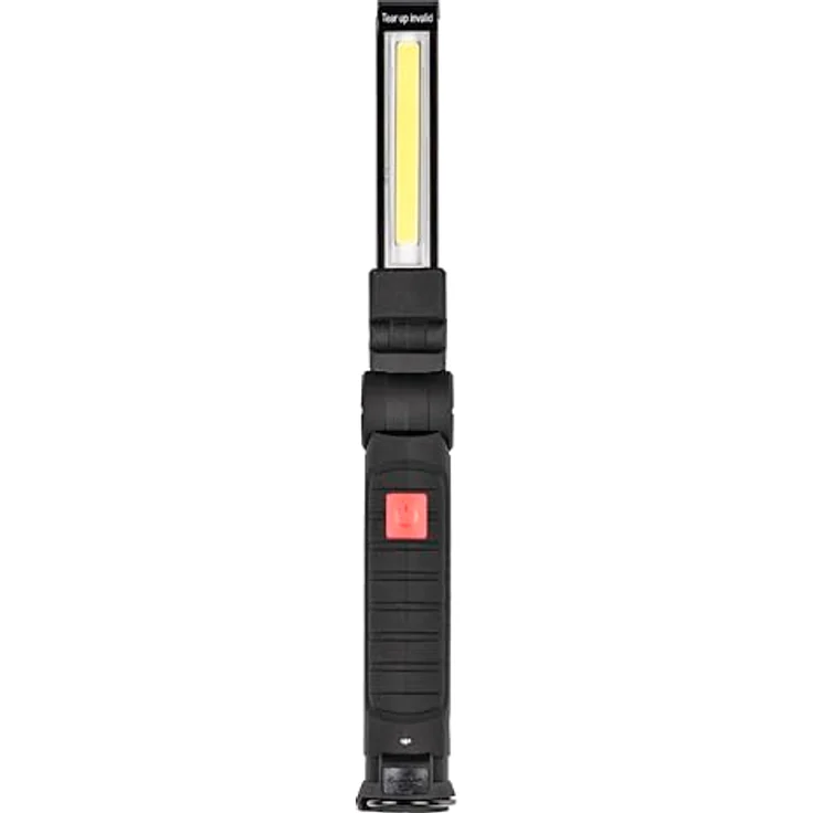 Testboy Light 200, LED-Arbeitsleuchte mit wiederaufladbarem Li-Ion-Akku, schwenkbar bis 270°, 2 Intensitätsstufen, inkl. Magnet & Haltehaken, Schwarz – Bild 2