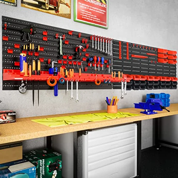 Set Werkzeugwand 65tlg. + Stapelboxen 28tlg. – Bild 2