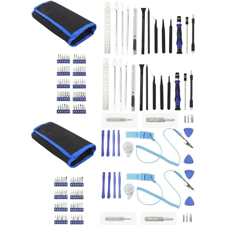 BAYLI Werkzeugkoffer 160 Teiliges Handy Reparatur Werkzeugset, Feinmechaniker Schraubendre