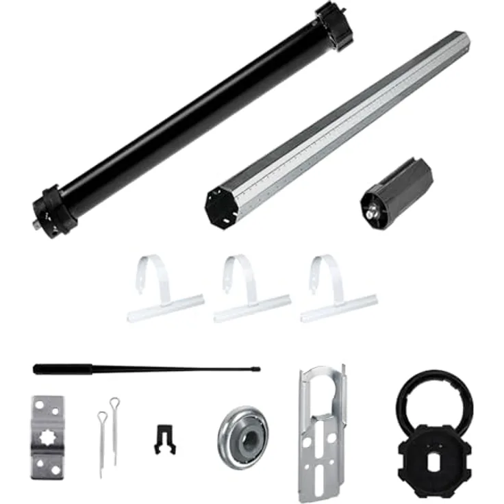 NOBILY Maxi-Rolladenmotor P5 10/15-60 mit mechanischen Endabschaltern, Zugkraft 10Nm/25kg, für 60mm Achtkantwelle (SW60), inkl. Mechanik-Set bis 1,00 Meter