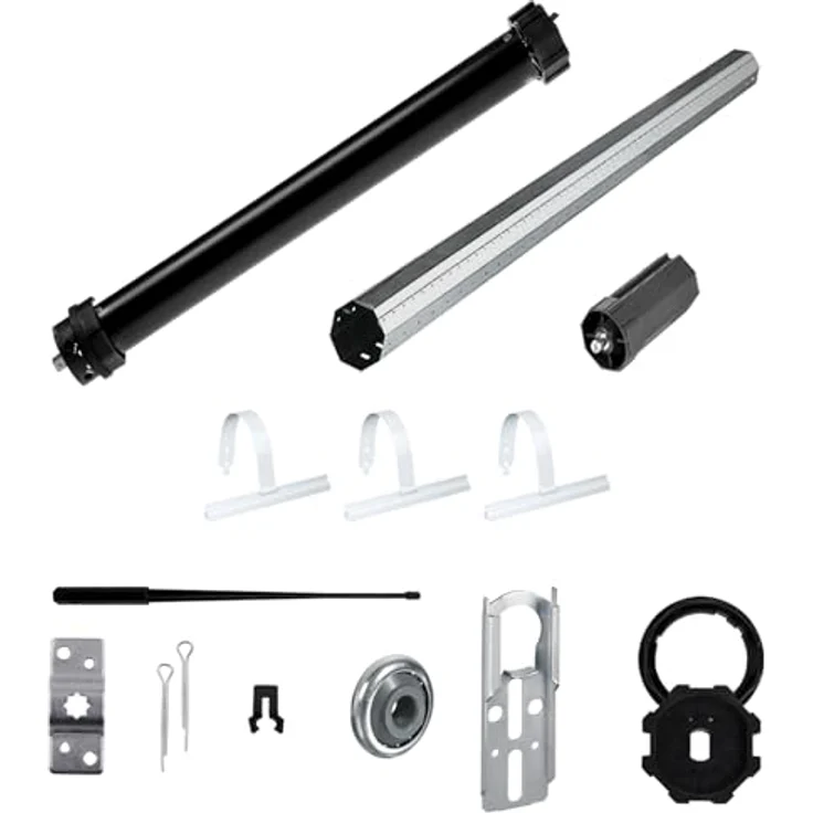 NOBILY Maxi-Rolladenmotor P5 10/15-60 mit mechanischen Endabschaltern, Zugkraft 10Nm/25kg, für 60mm Achtkantwelle (SW60), inkl. Mechanik-Set bis 1,00 Meter – Bild 1