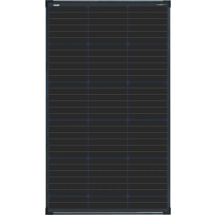 EnjoySolar HPBC Solarmodul 100W 12V Full Black, Hochleistungssolarzellen mit 25% Wirkungsgrad, IP67 wasserdicht