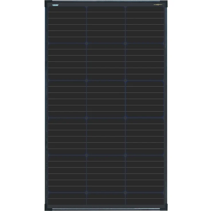 EnjoySolar HPBC Solarmodul 100W 12V Full Black, Hochleistungssolarzellen mit 25% Wirkungsgrad, IP67 wasserdicht