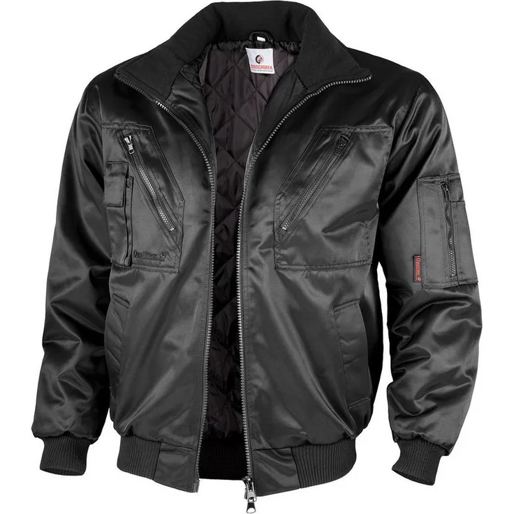 QUALITEX HIGH QUALITY WORKWEAR Pilotenjacke wetterfeste Arbeitsjacke mit festem Steppfutter - Winddicht - Strapazierfähig - Wärmend - Waschbar, in verschiedenen Farben
