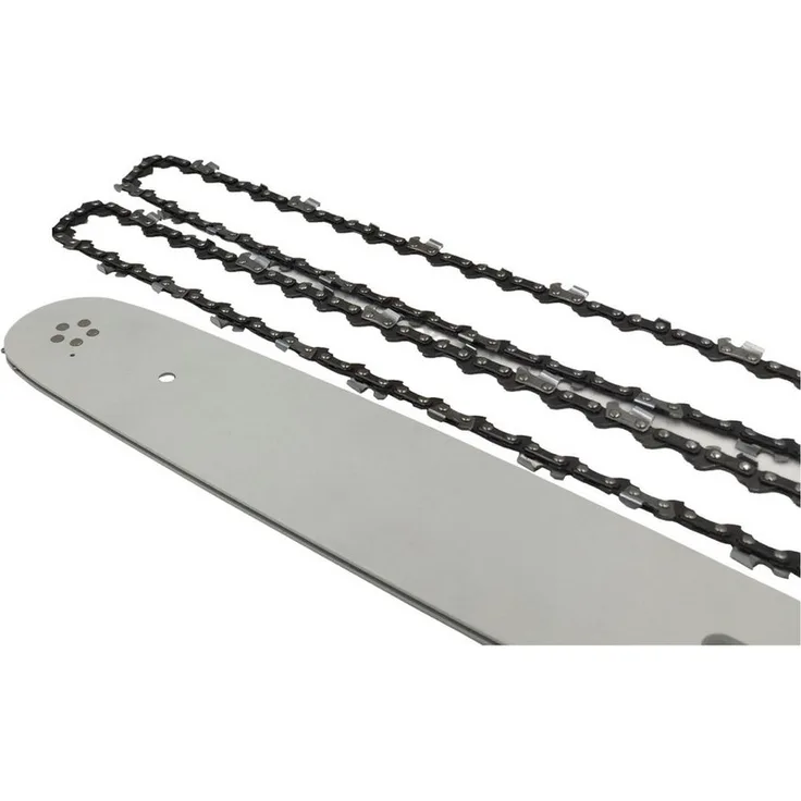 Fritz Krug Ersatzkette Set 5 Stück Profi C Sägekette 3/8P 1.3 mm 44 + Profi Führungsschiene 3/8P, 30 cm Holzarbeiten-Sägezubehör