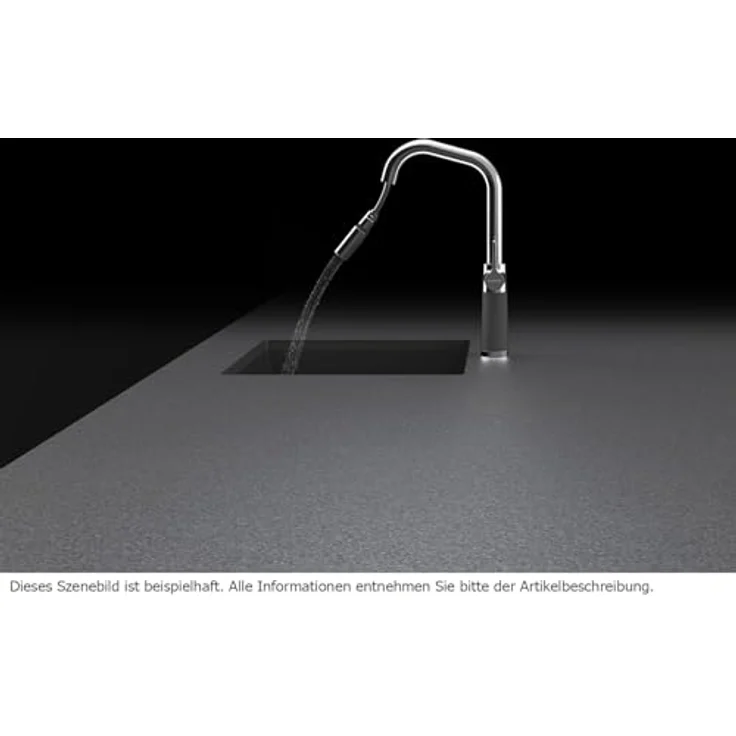 Schock Küchenarmatur SC-530 SB, ausziehbar mit Strahl-Brause, Rückflussverhinderer, Schwenkbereich 120°, ergonomisches Design – Bild 5