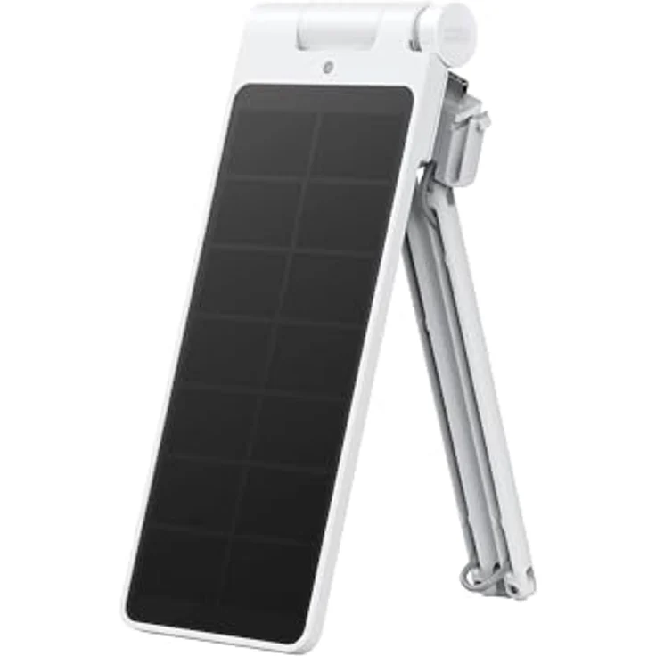 SwitchBot Solar Panel 3, Solarpanel für Curtain 3rd Gen U Rail mit intelligenter Ladetechnologie, weiss – Bild 1