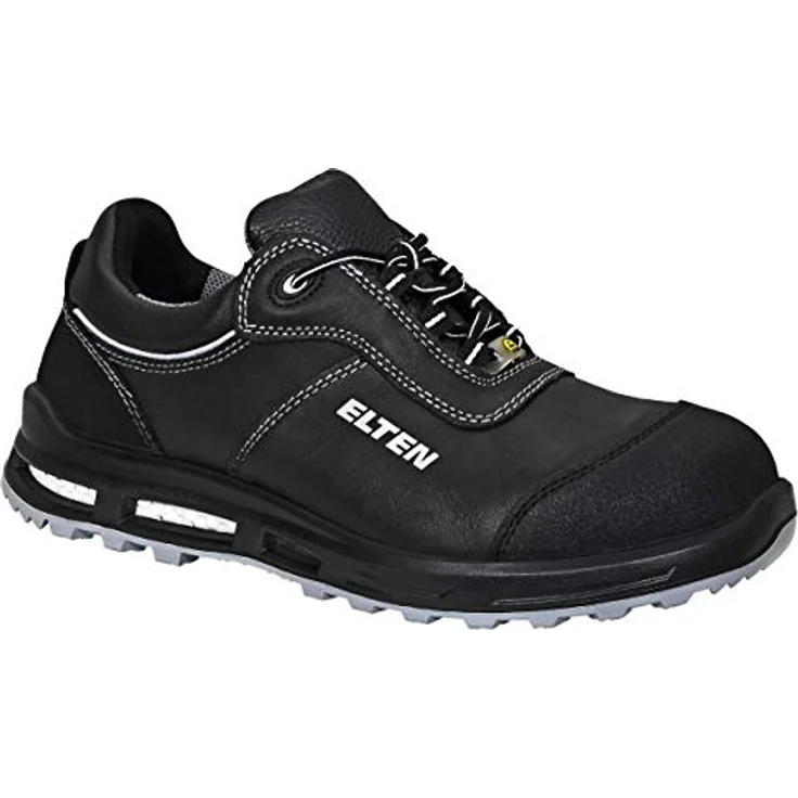 ELTEN REACTION XXT Low ESD S3S Sicherheitsschuh, Rindleder, atmungsaktives Textilfutter, PU/PU Sohle WELLMAXX TRAINERS – Bild 1