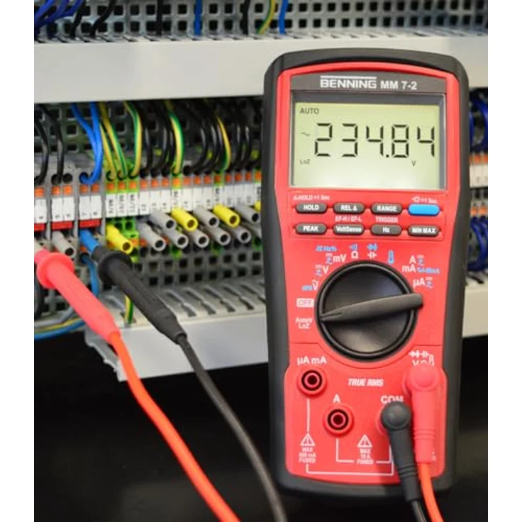 Benning MM 7-2 True RMS Digital-Multimeter (Anzeige digital, Max. Spannungsmessbereich DC 1000 V, Optische und akustische Buchsenkontrolle) 44690 – Bild 3