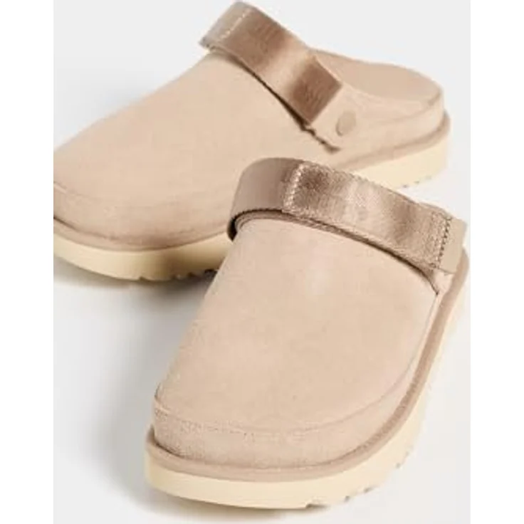 Ugg Goldenstar, Damen Sandalen, Sicherheitssandalen mit drehbarem Fersenriemen, Beige, Größe 37 – Bild 7