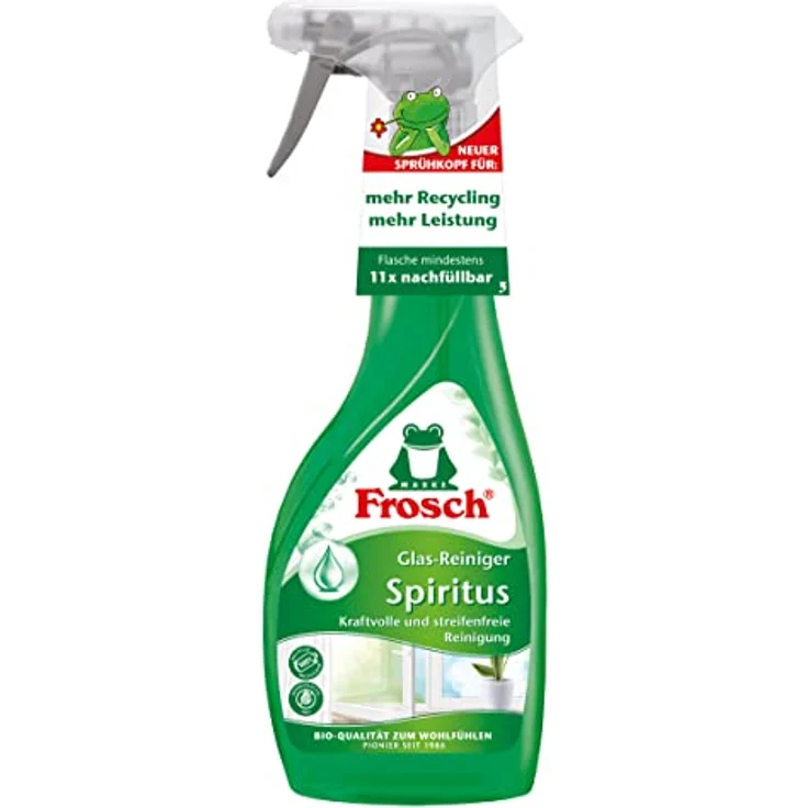 Frosch 013676 Spiritus, 500ml Bio-Qualität, Glasreiniger – Bild 2