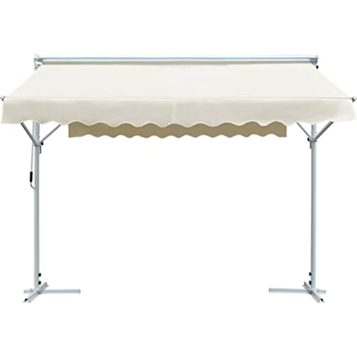 vidaXL Freistehende Markise 3x3 m Creme – Bild 10