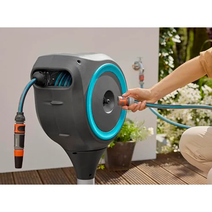 GARDENA Schlauchtrommel Schlauchbox Roll Up, Automatisches Aufwickeln – Bild 5