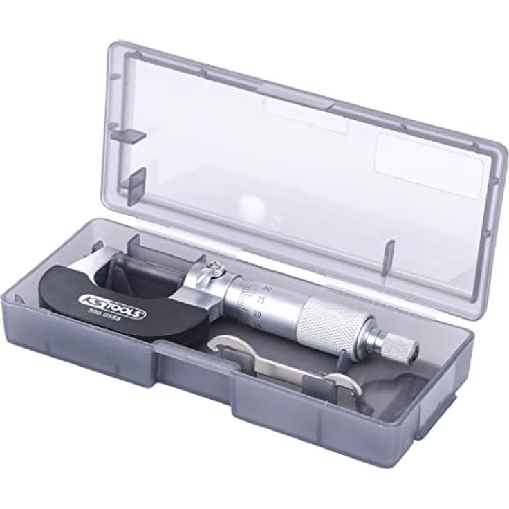 KS TOOLS Bügelmessschraube mechanisch Messbereich 0-25mm, Skalenwert 0,01mm – Bild 2