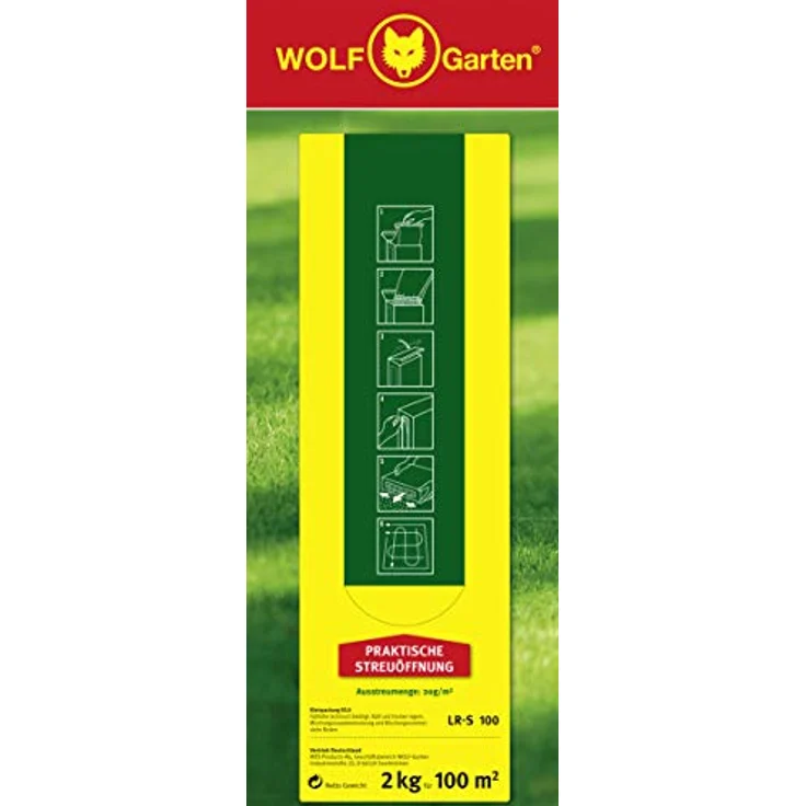 WOLF-Garten Turbo-Nachsaat Schatten Rasen 2 kg für 100m² LR-S100 – Bild 6